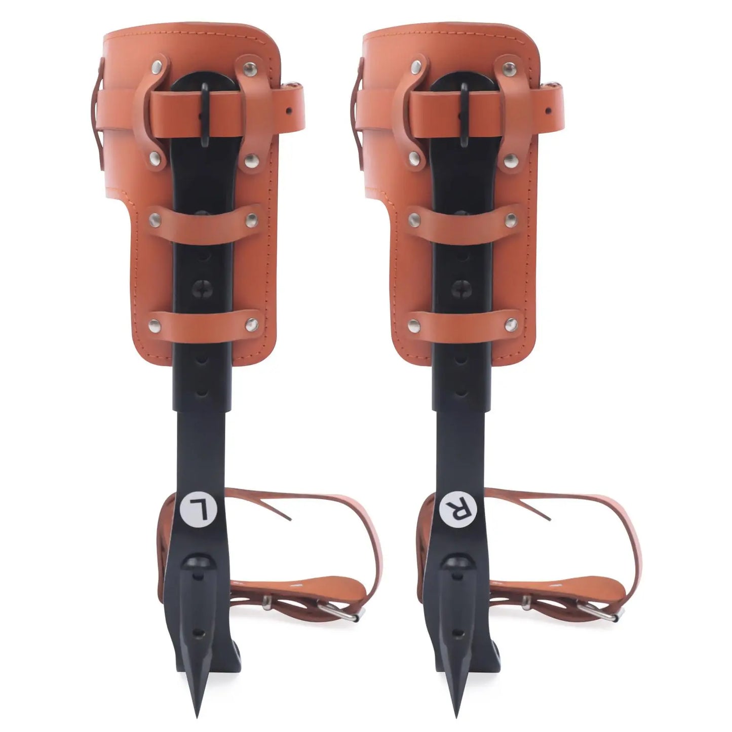 Tree Climbing Spike Set With Adjustable Steel Pole Climbing Spurs