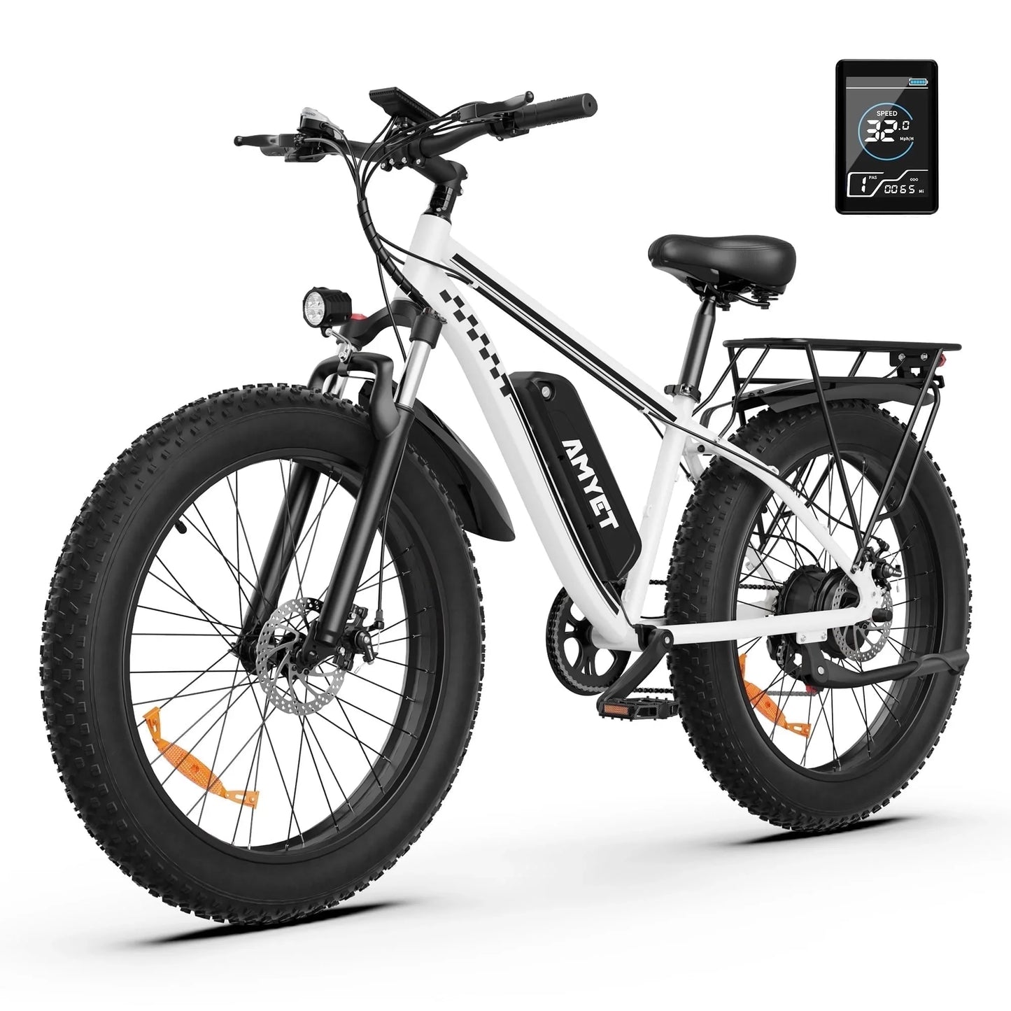 AMYET Electric Bike EB26 1500W 48V Fat Tire Mountain Bicycle