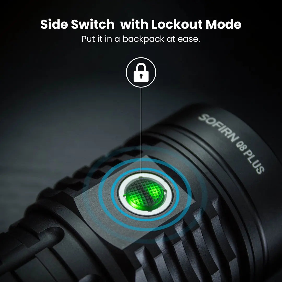Sofirn Q8 Plus Flashlight 16000lm USB C Anduril 2 Edition