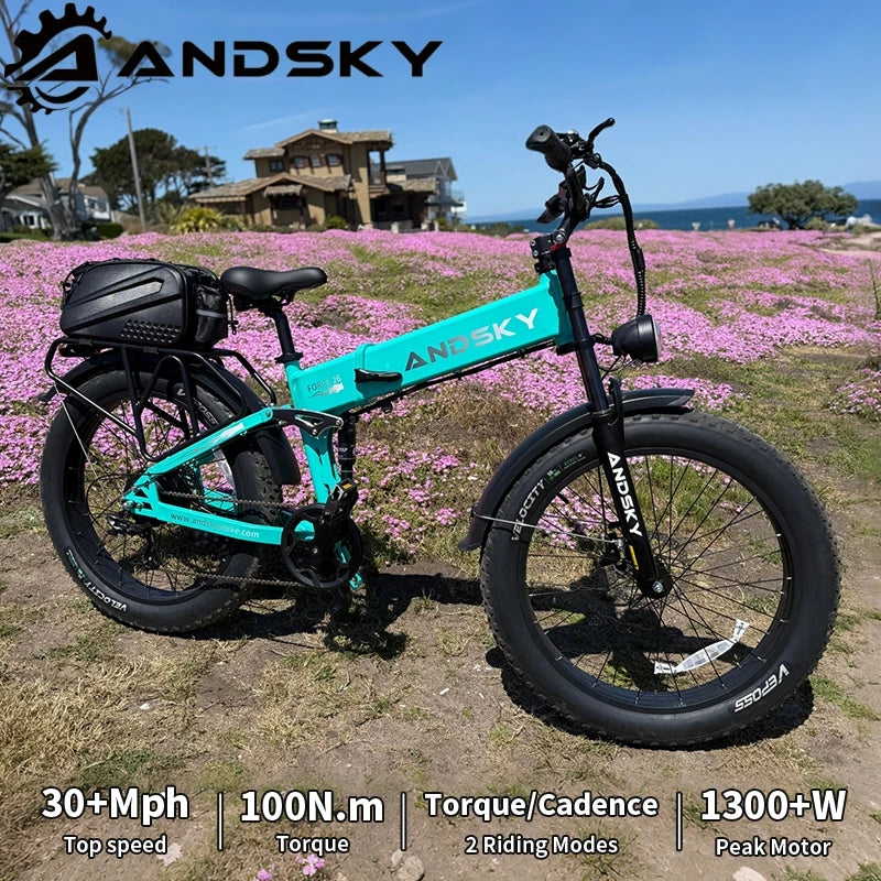 Andsky Forge Full Suspension Fat Tire Electric Bike