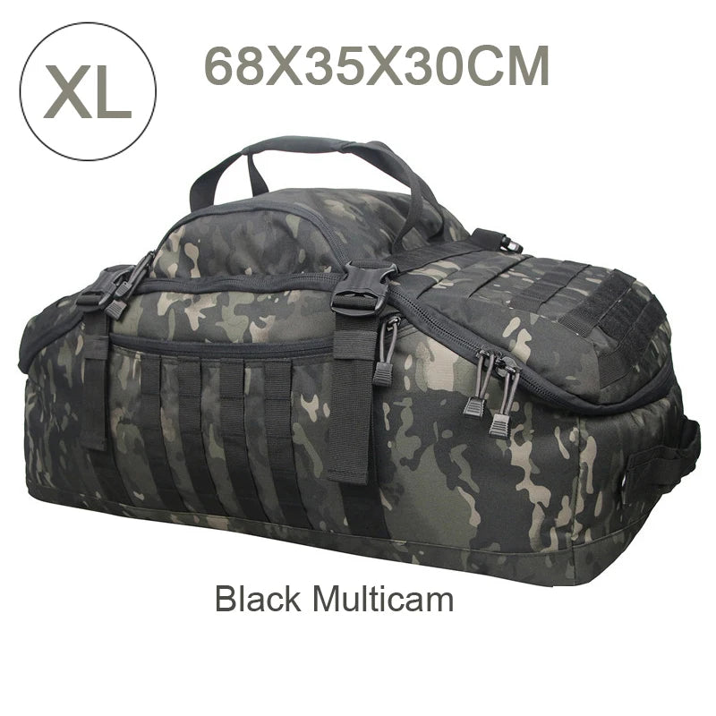 LQARMY Waterproof 3 Way Duffle Bag For Travel And Fitness