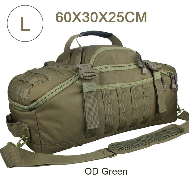 LQARMY Waterproof 3 Way Duffle Bag For Travel And Fitness