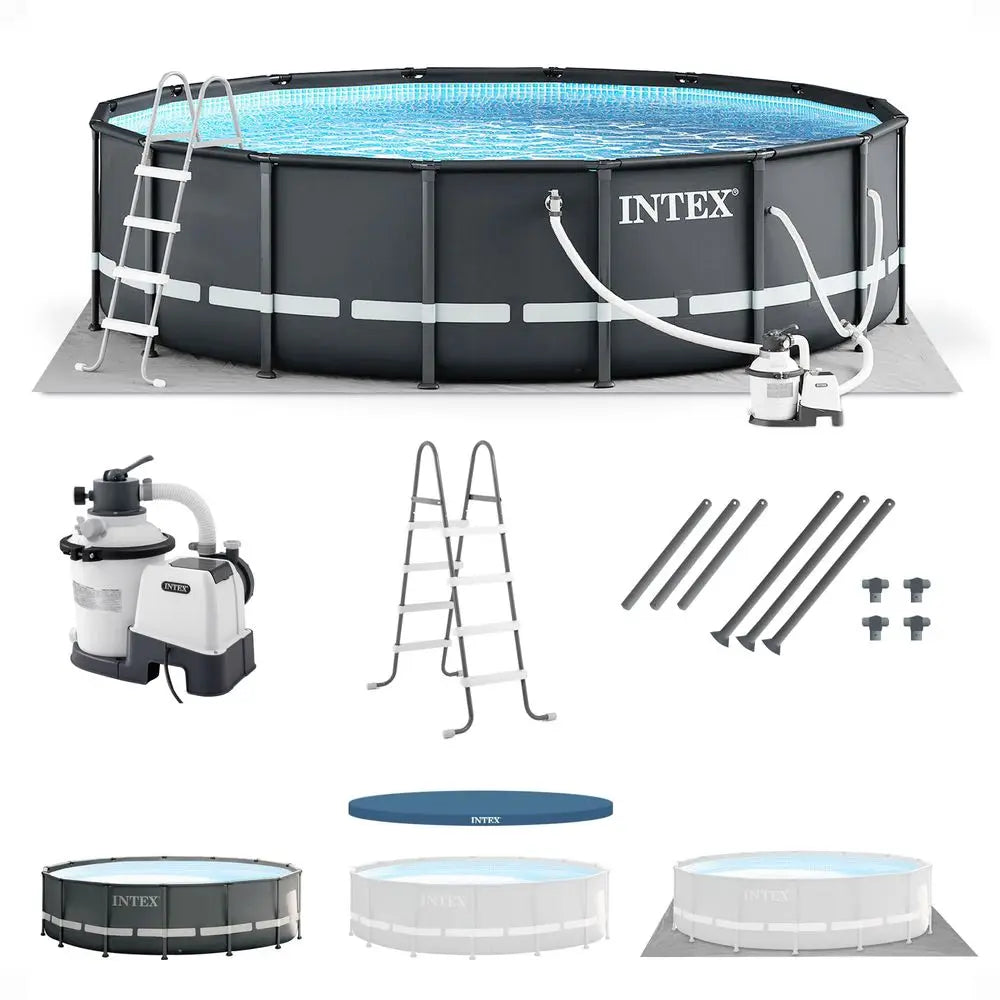 YTYIN Ultra XTR Frame Pool Set With Sand Filter Pump