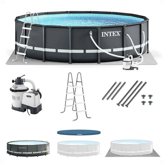 YTYIN Ultra XTR Frame Pool Set With Sand Filter Pump