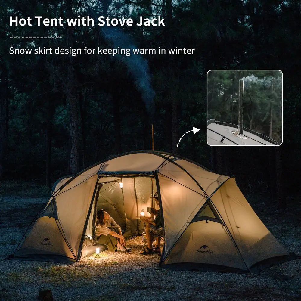 YTYIN Massif Hot Tent With Stove Jack Four Season Camping