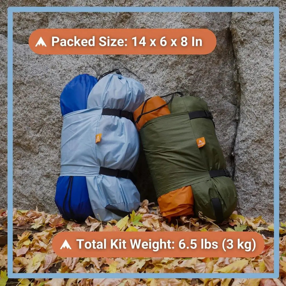 YTYIN Lay Flat Waterproof Camping Hammock Tent With Mosquito Net