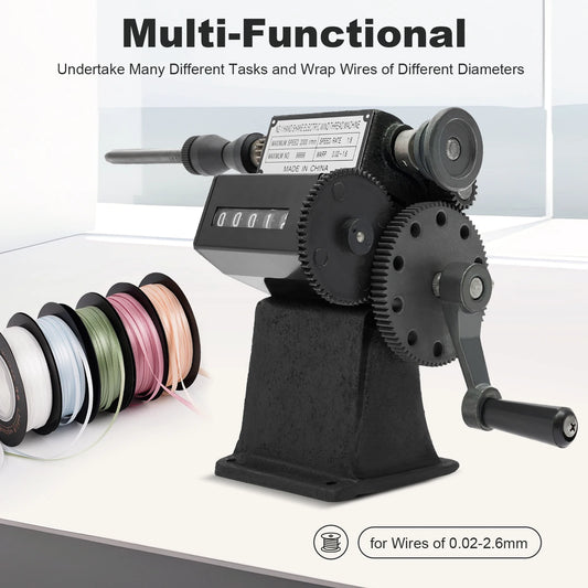 Fishing Line Spooler With Counting Machine 0 To 99999