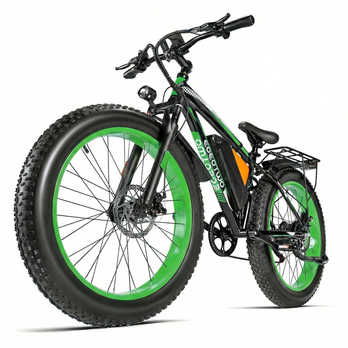 EOEOTWO Electric Bike 1500W Peak Fat Tire 70 Mile Range