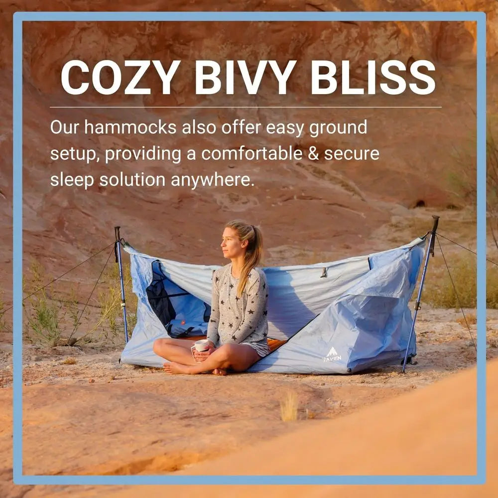 YTYIN Lay Flat Waterproof Camping Hammock Tent With Mosquito Net