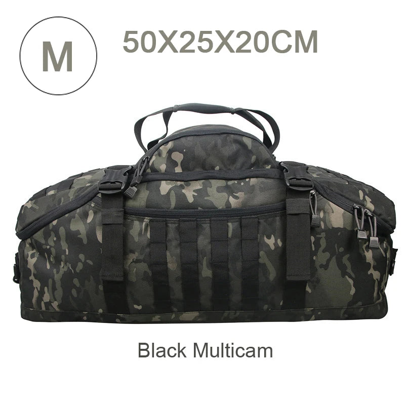 LQARMY Waterproof 3 Way Duffle Bag For Travel And Fitness