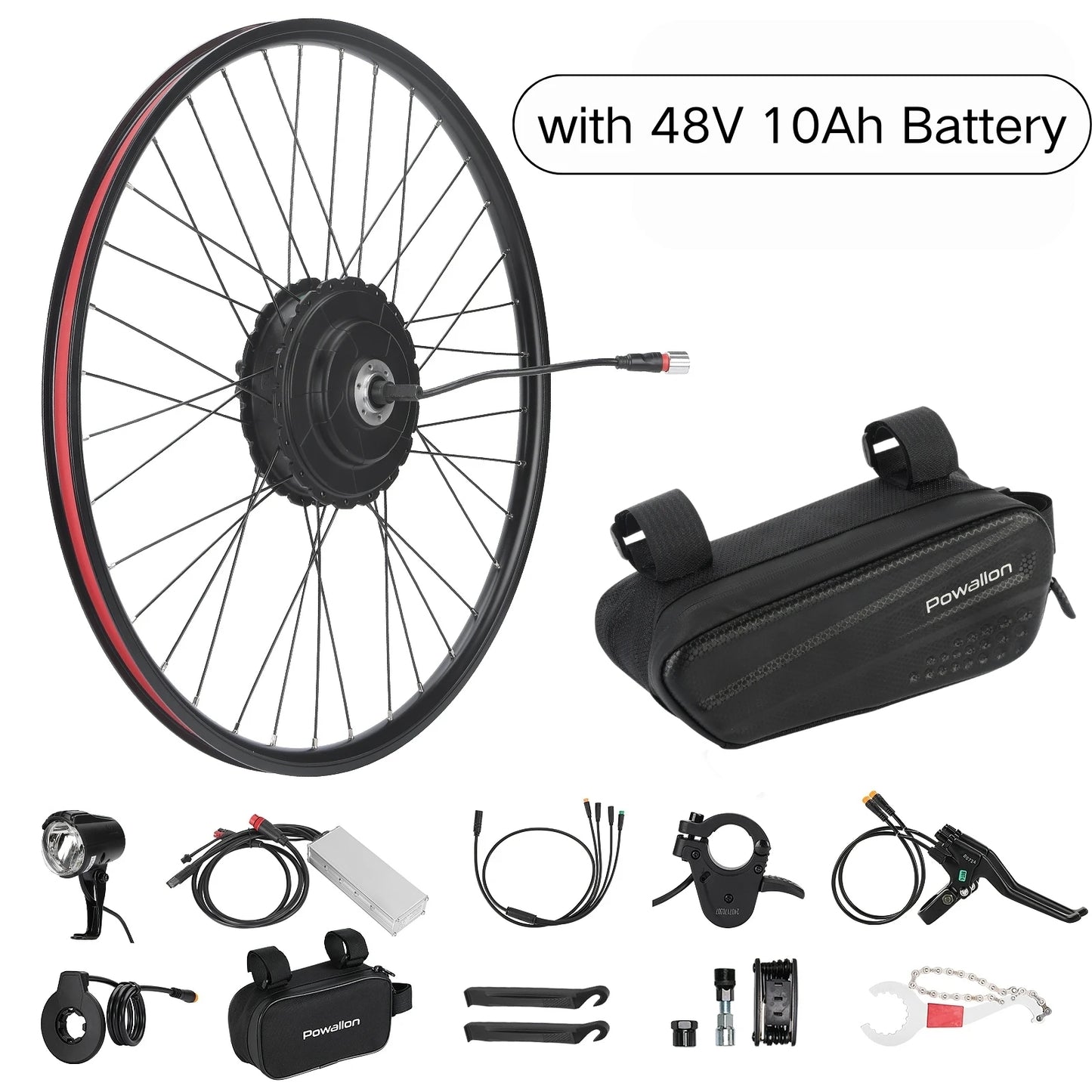 BAFANG Ebike Conversion Kit With Battery Peak 1300W Rear Hub Motor