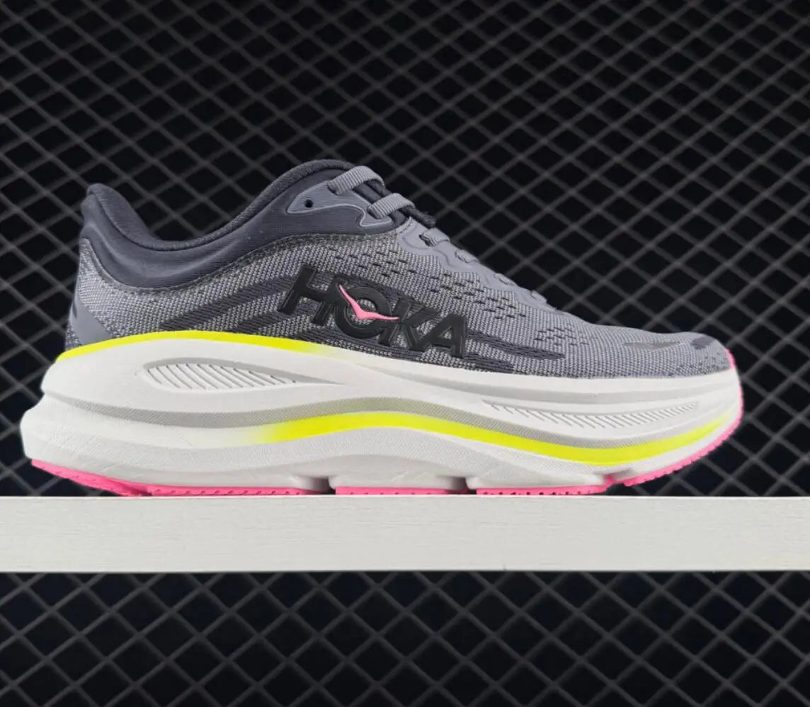 Bondi 9 Cushioned Breathable Road Running Shoes For Men And Women