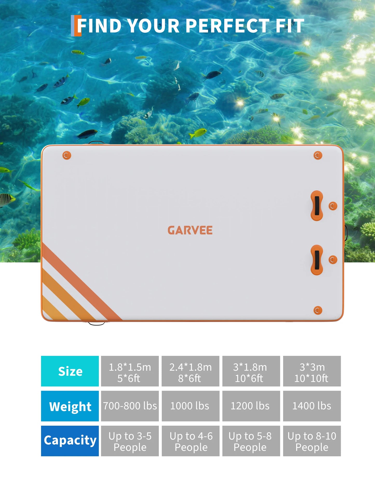 Portable Inflatable Floating Dock Platform Non-Slip PVC Water Mat