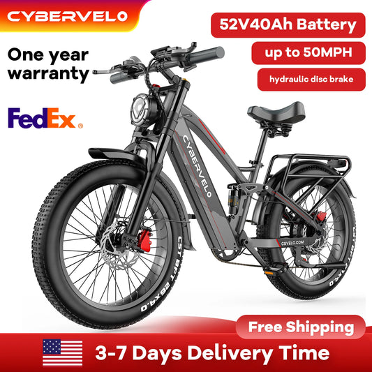 CYBERVELO Strong Power Ebike EK9 5000W Brushless Motor