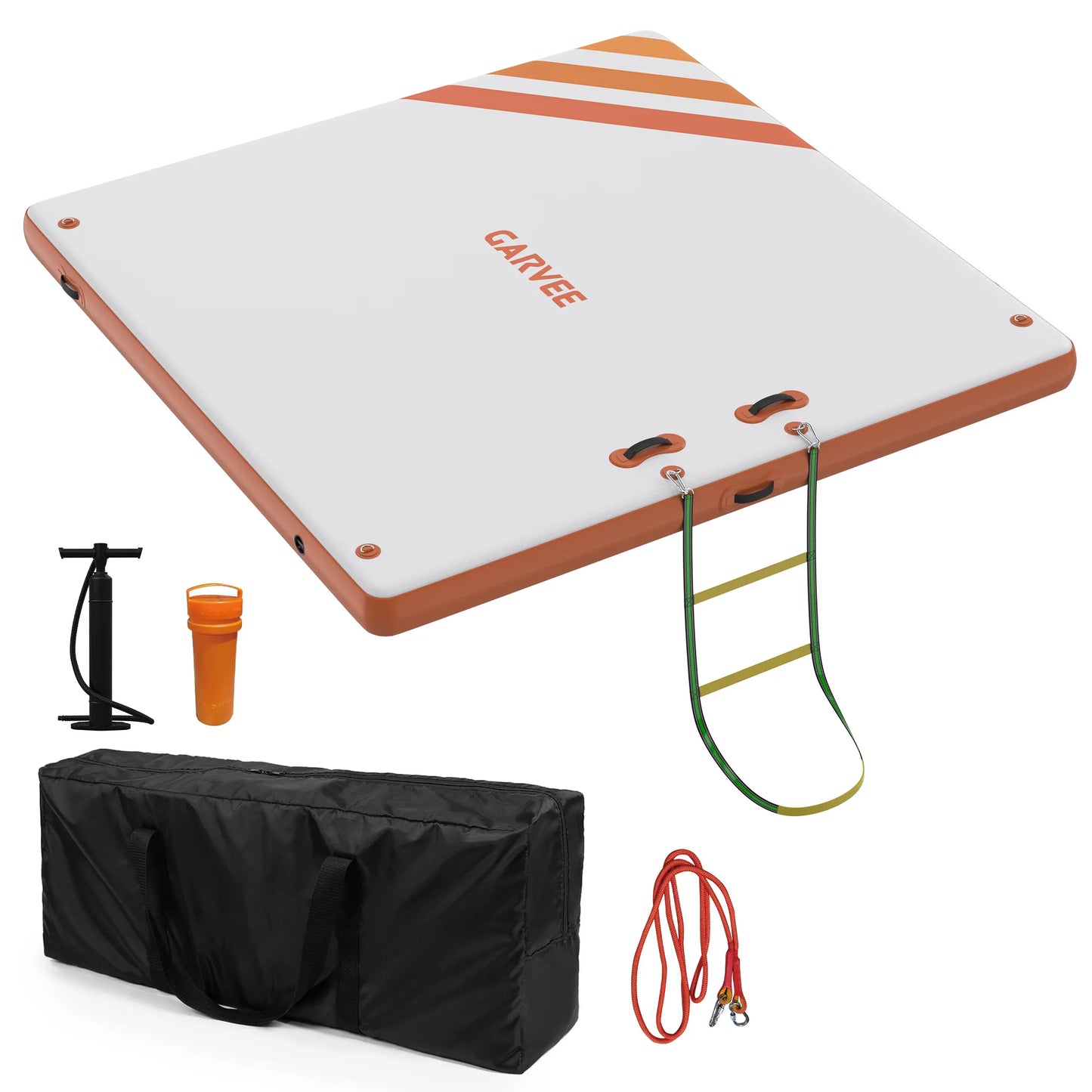 Portable Inflatable Floating Dock Platform Non-Slip PVC Water Mat
