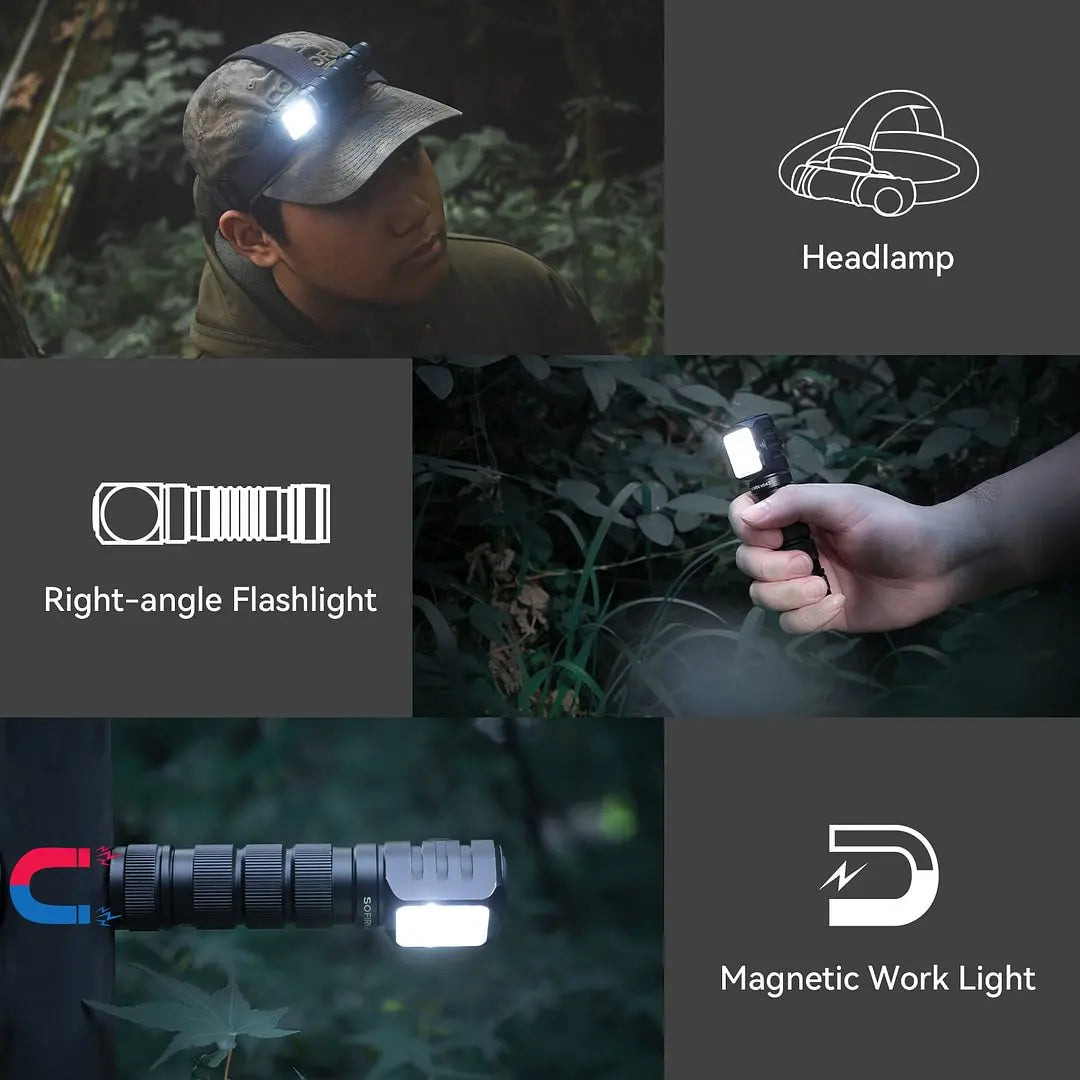 Sofirn HS42 Headlamp 2100Lm USB C Rechargeable LED Flashlight