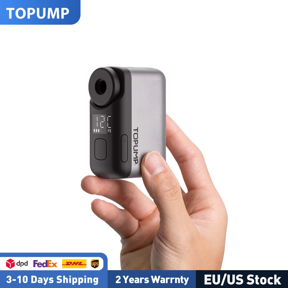 Topump TB2 Pro Electric Mini Portable Cordless Tire Inflator