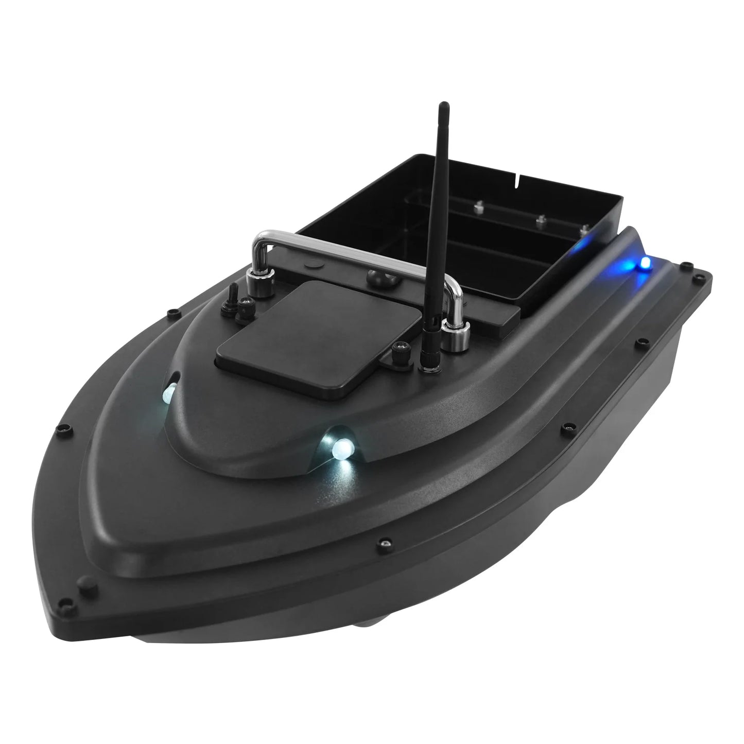 Remote Control Fishing Bait Boat, GPS Fishing Baiting Boat with Widened Large Compartment, 16 Positioning Points for Rivers
