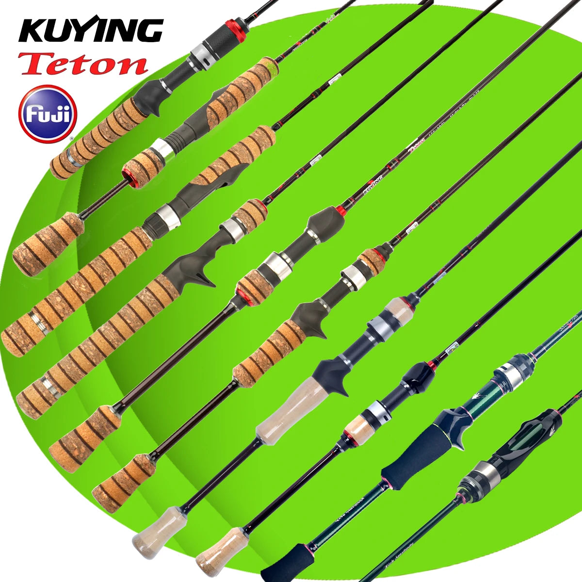 Kuying Teton Spinning Rod Carbon Lure BFS Fuji Parts