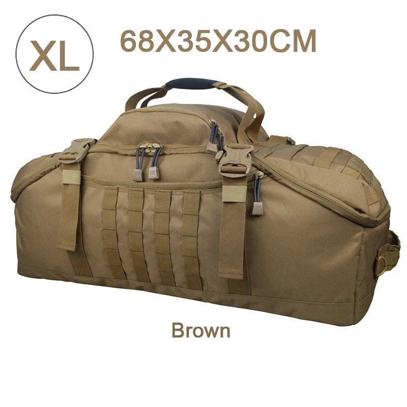 LQARMY Waterproof 3 Way Duffle Bag For Travel And Fitness
