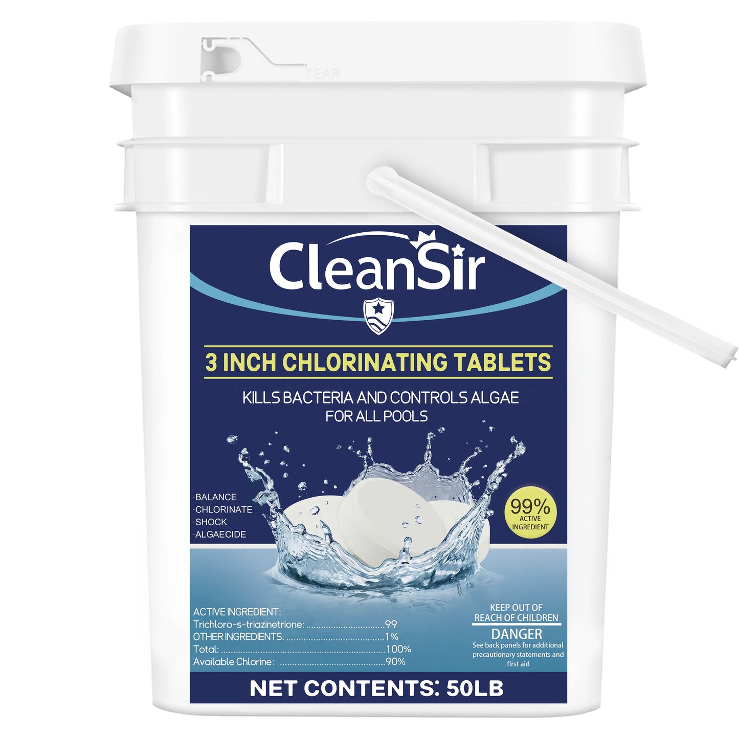 Premium Stabilized Pool Chlorine Tablets For Long Lasting Sanitization