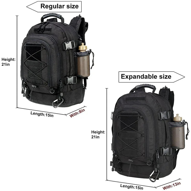 LQARMY Military Tactical Backpack Molle Rucksack For Outdoor Adventures