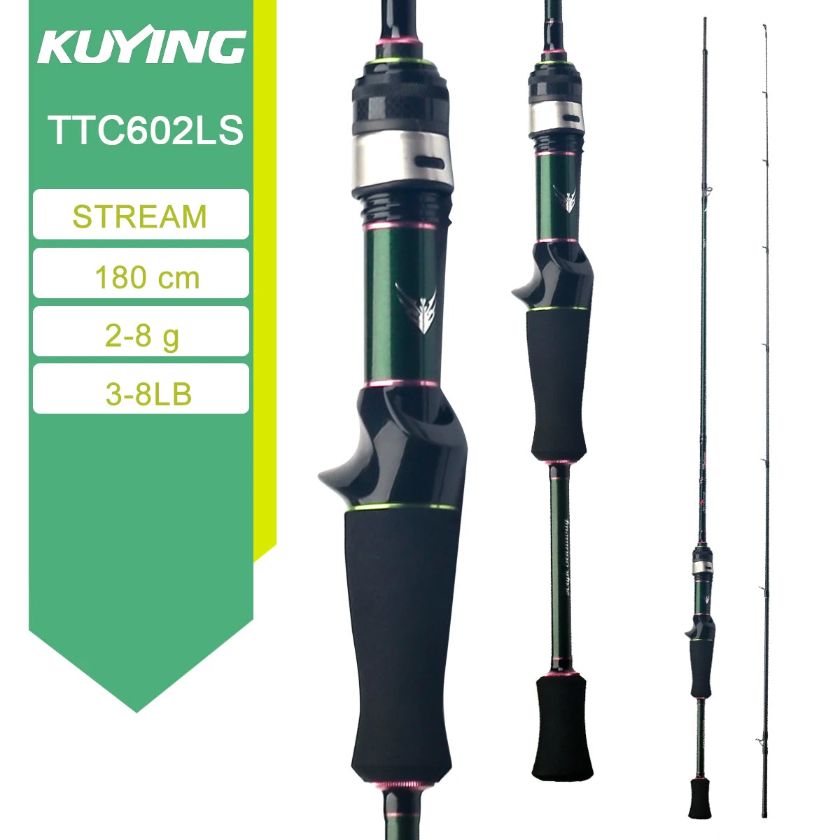 Kuying Teton Spinning Rod Carbon Lure BFS Fuji Parts