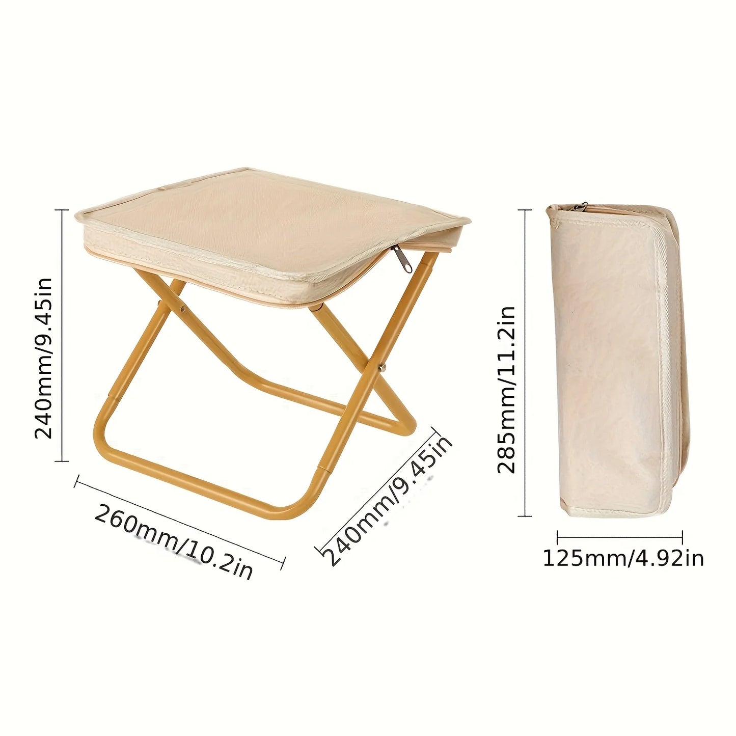 Portable Multifunctional Outdoor Folding Chair Fishing Stool