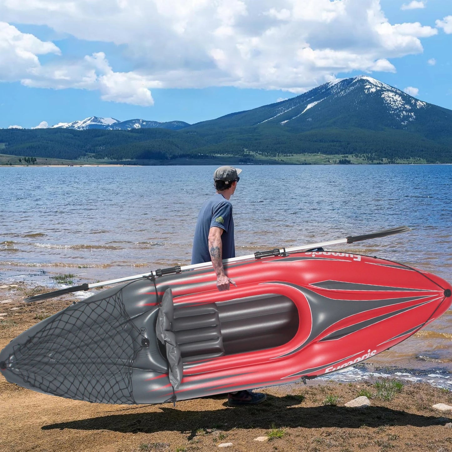 HHSJZWCY Inflatable Kayak Fishing Boat for One Person