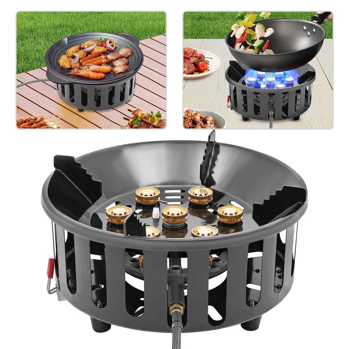 21000W Portable Camping Stove With Windproof Ignition