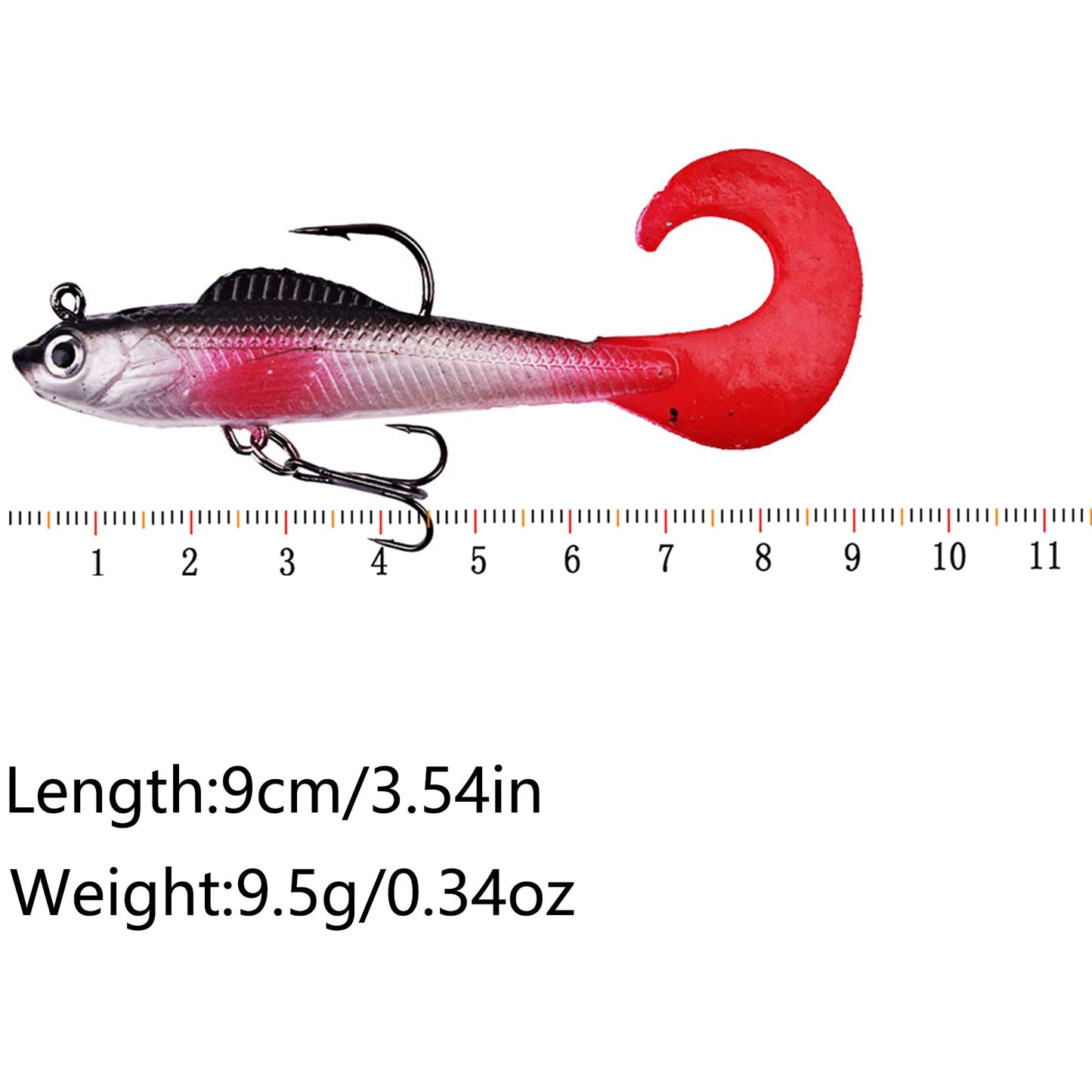 BODECIN Wobblers Soft Silicone Baits For Sea Bass Lures