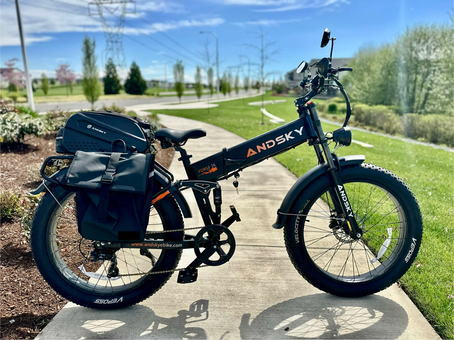 Andsky Forge Full Suspension Fat Tire Electric Bike