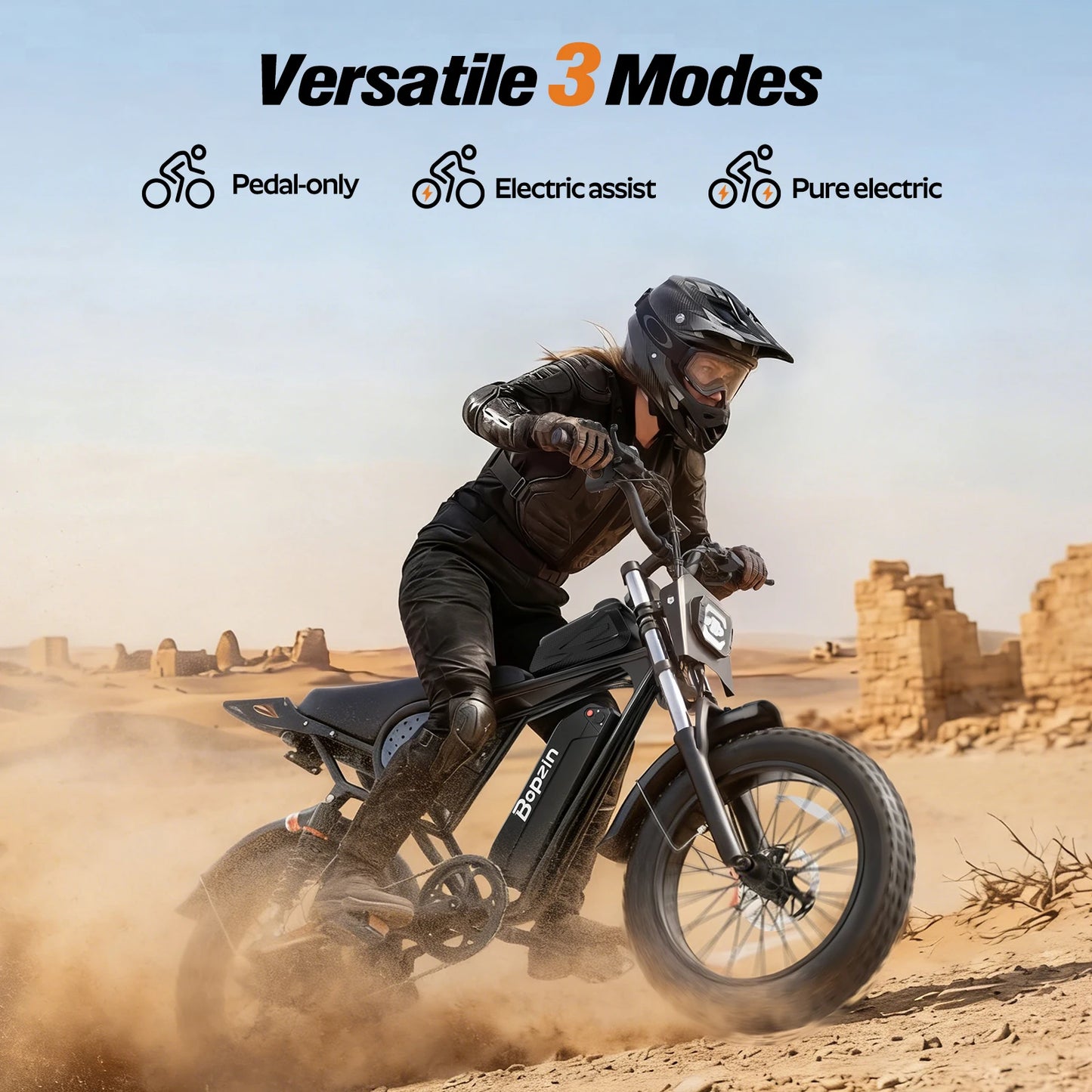 1500W Electric Bike For Adults With Removable Battery, Dual Suspension