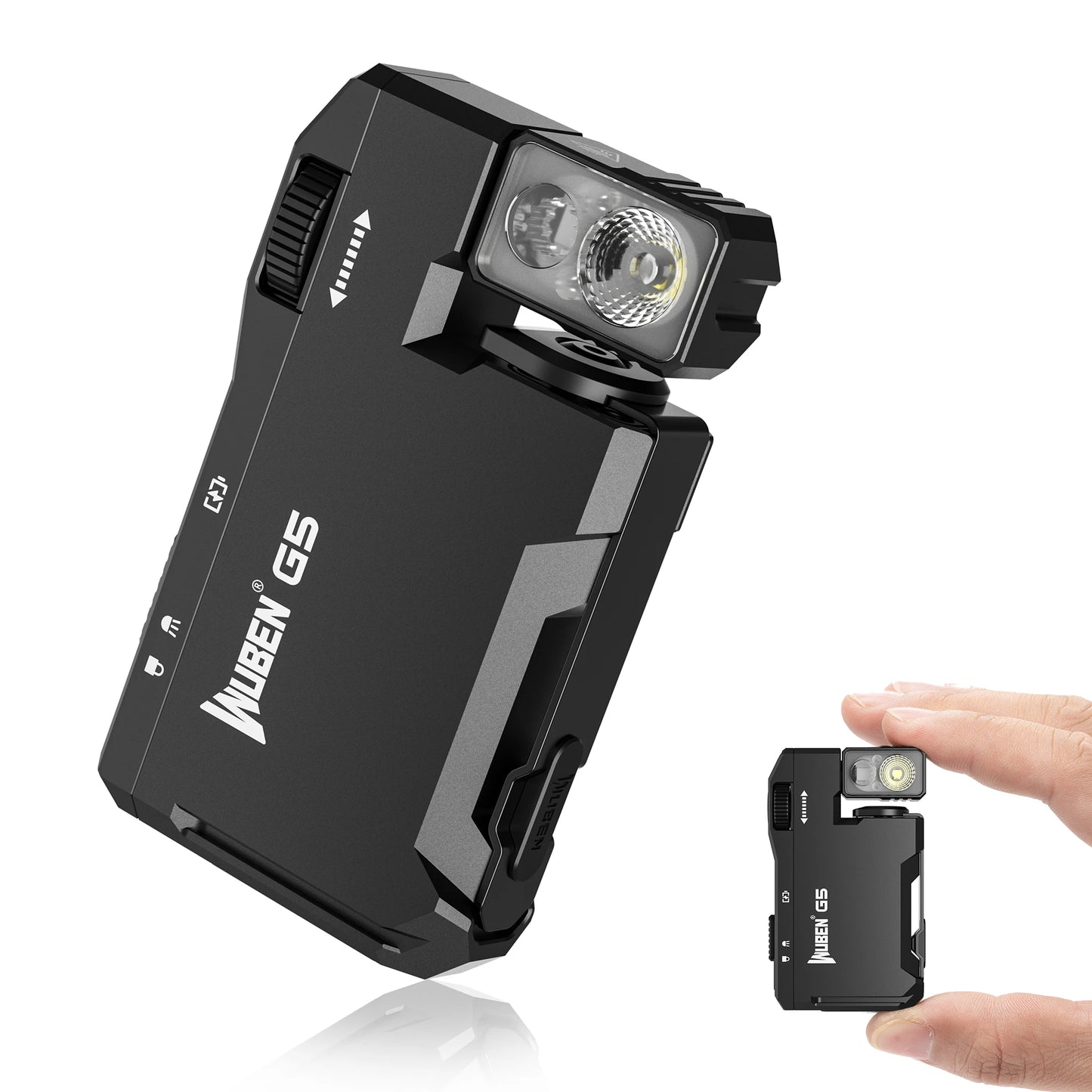 WUBEN G5 Rechargeable EDC Flashlight With RGB Light 400 Lumens