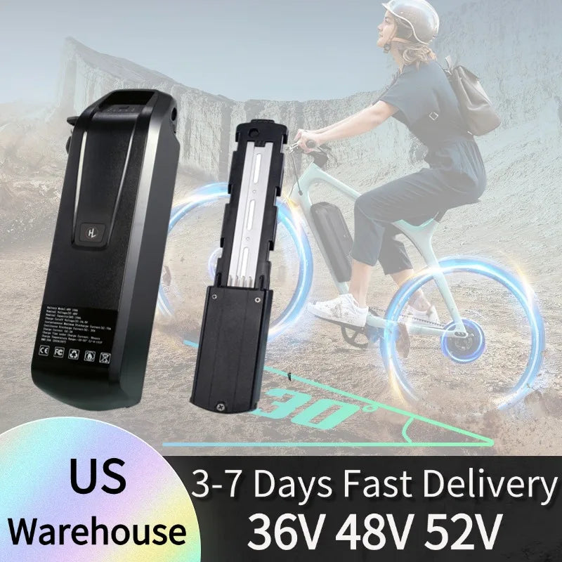 CAO MM Ebike Battery 36V 48V 52V 10Ah With Charger