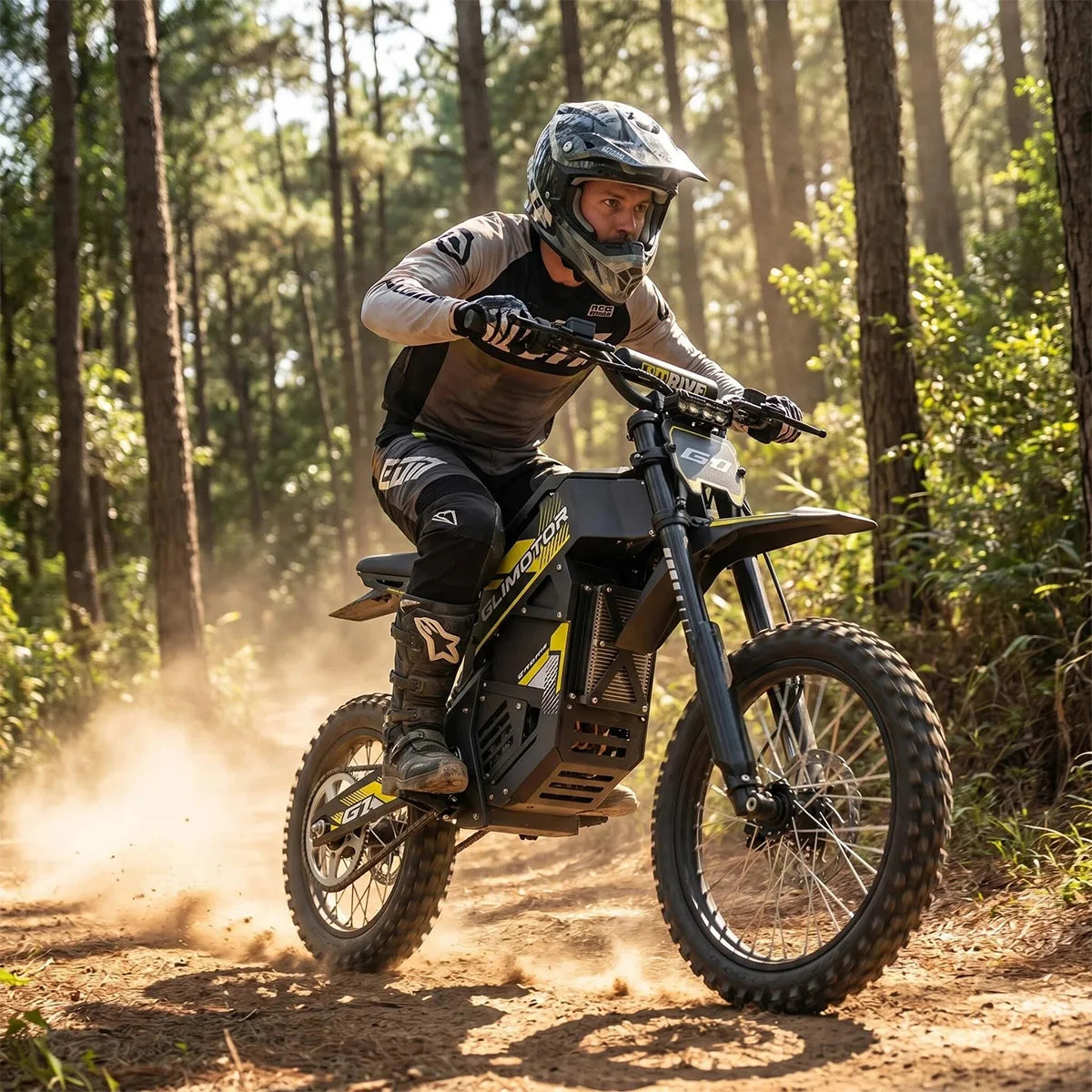 UPlee G1 Electric Mountain Bike Fat Tire Dual Suspension
