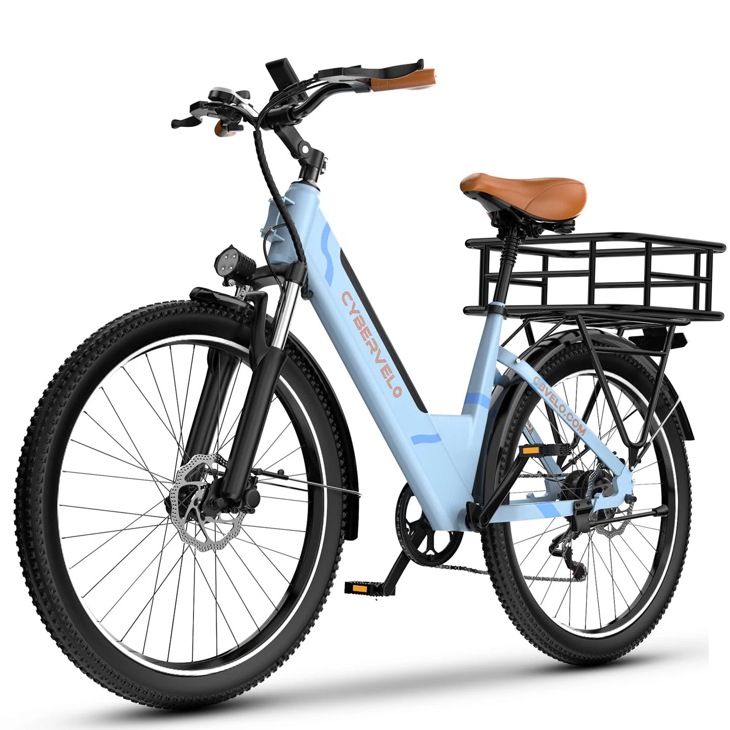 Cybvelo Urban Commute Electric Bike EK2 48V 1000W Peak Motor