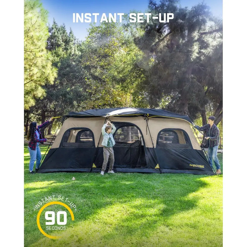 YTYIN Instant Cabin Tent Sets Up In 60 Seconds With Rainfly