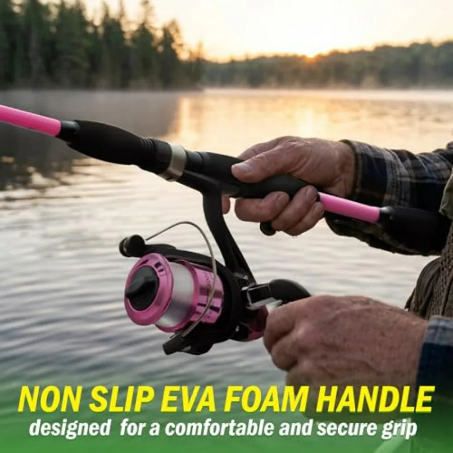 Strike Series Collapsible Spinning Rod And Reel Combo