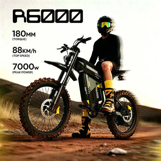 Coswheel R6000 Electric Mountain Bike With 60V 30Ah Battery