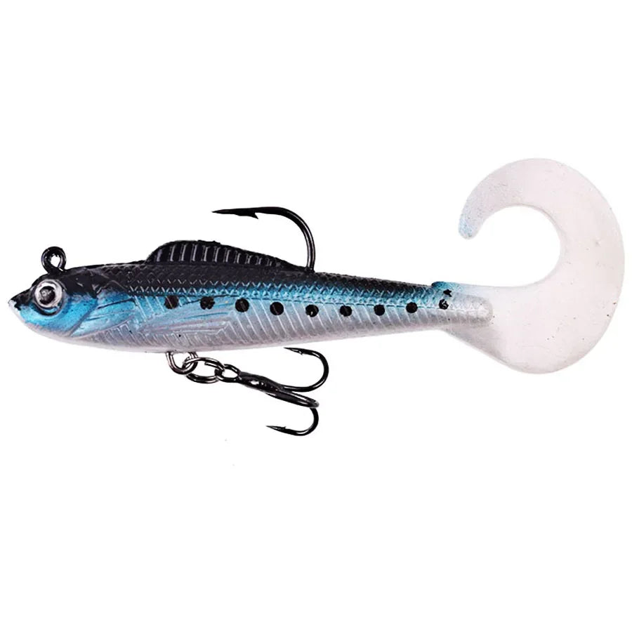 BODECIN Wobblers Soft Silicone Baits For Sea Bass Lures