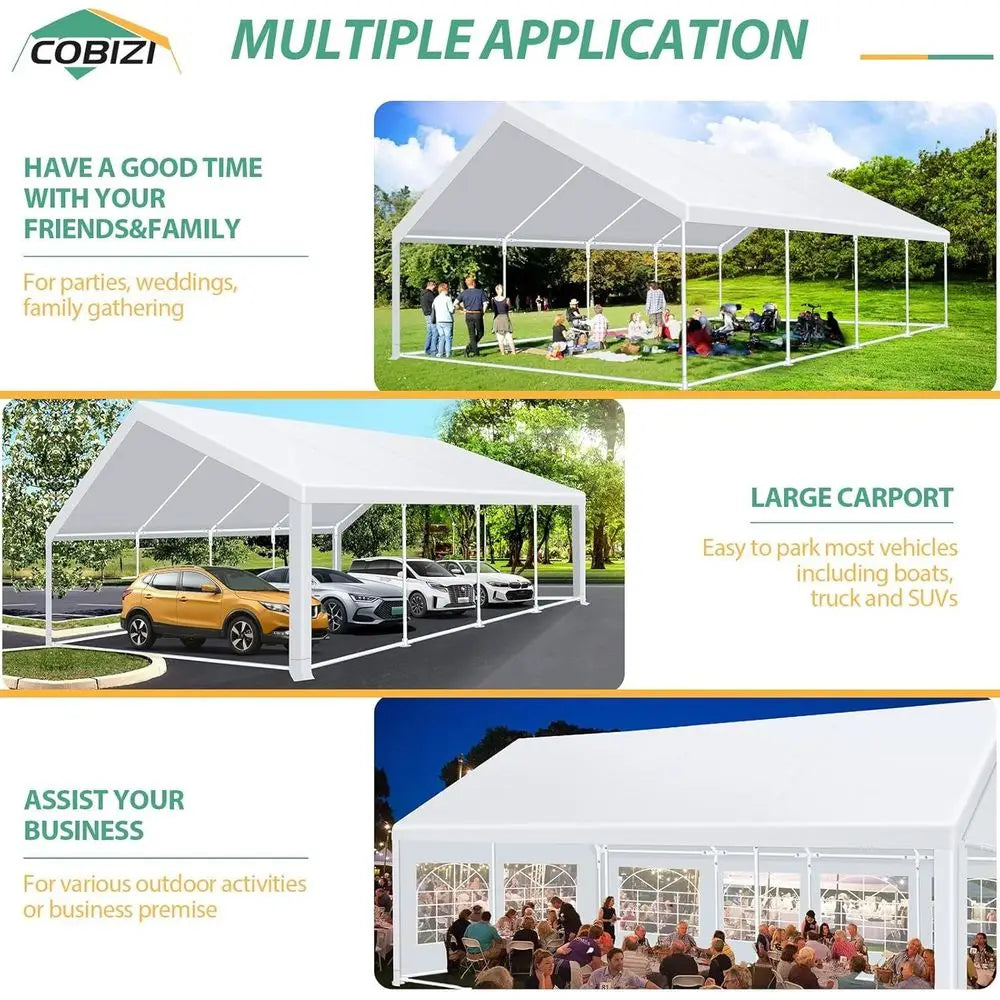 YTYIN Heavy Duty Outdoor Party Tent Waterproof Canopy Shelter