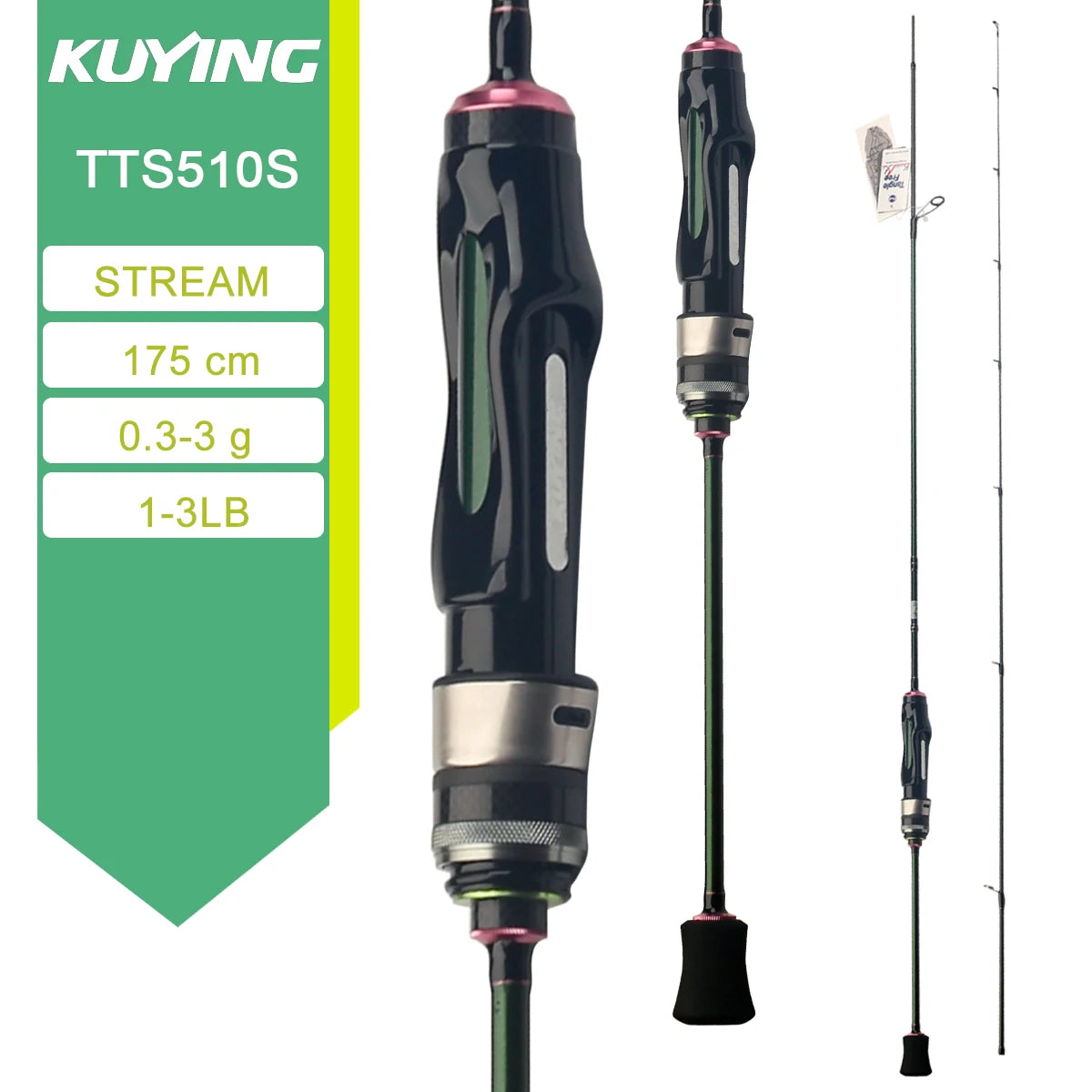 Kuying Teton Spinning Rod Carbon Lure BFS Fuji Parts