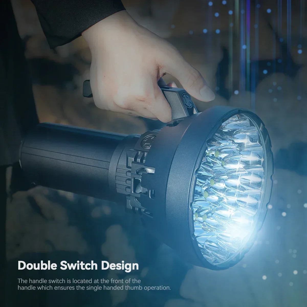 Imalent MS32 200000 Lumens Rechargeable Tactical Flashlight For Outdoors