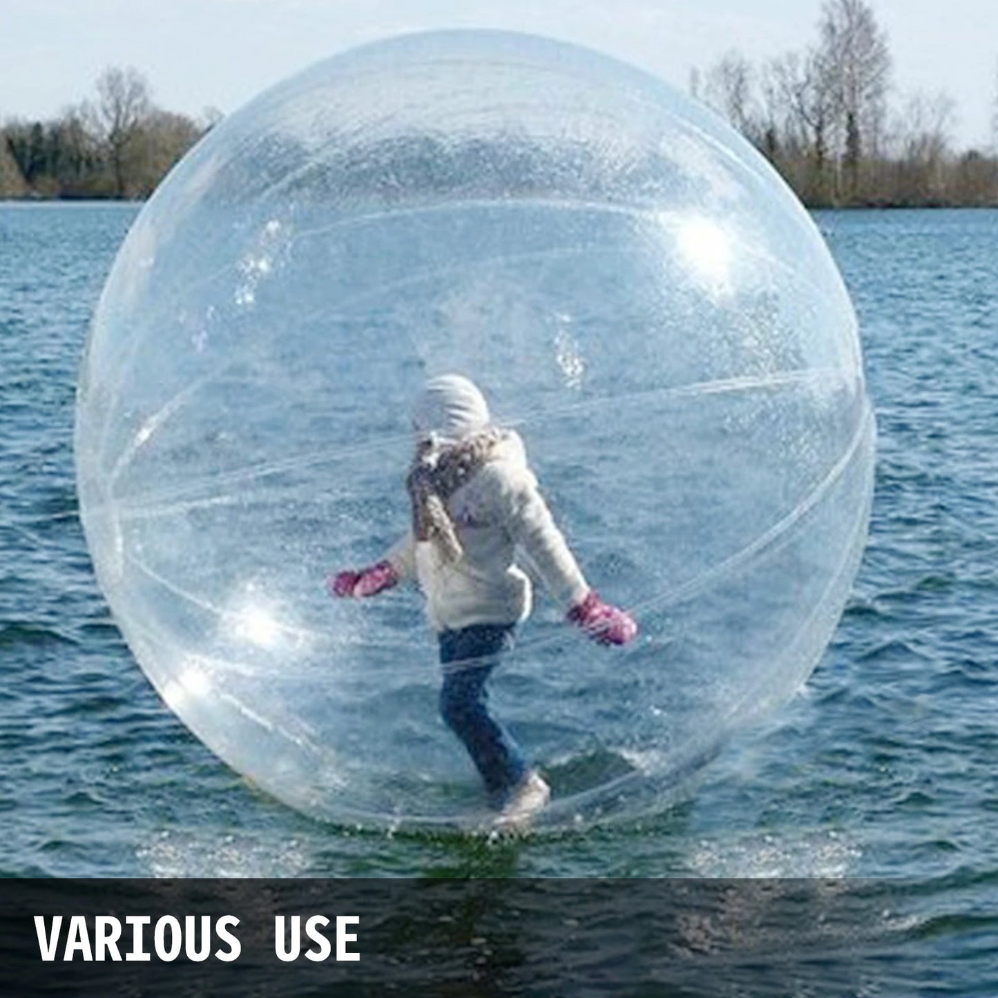 SucceBuy Water Walking Ball Zorb Ball With Air Blower Pump
