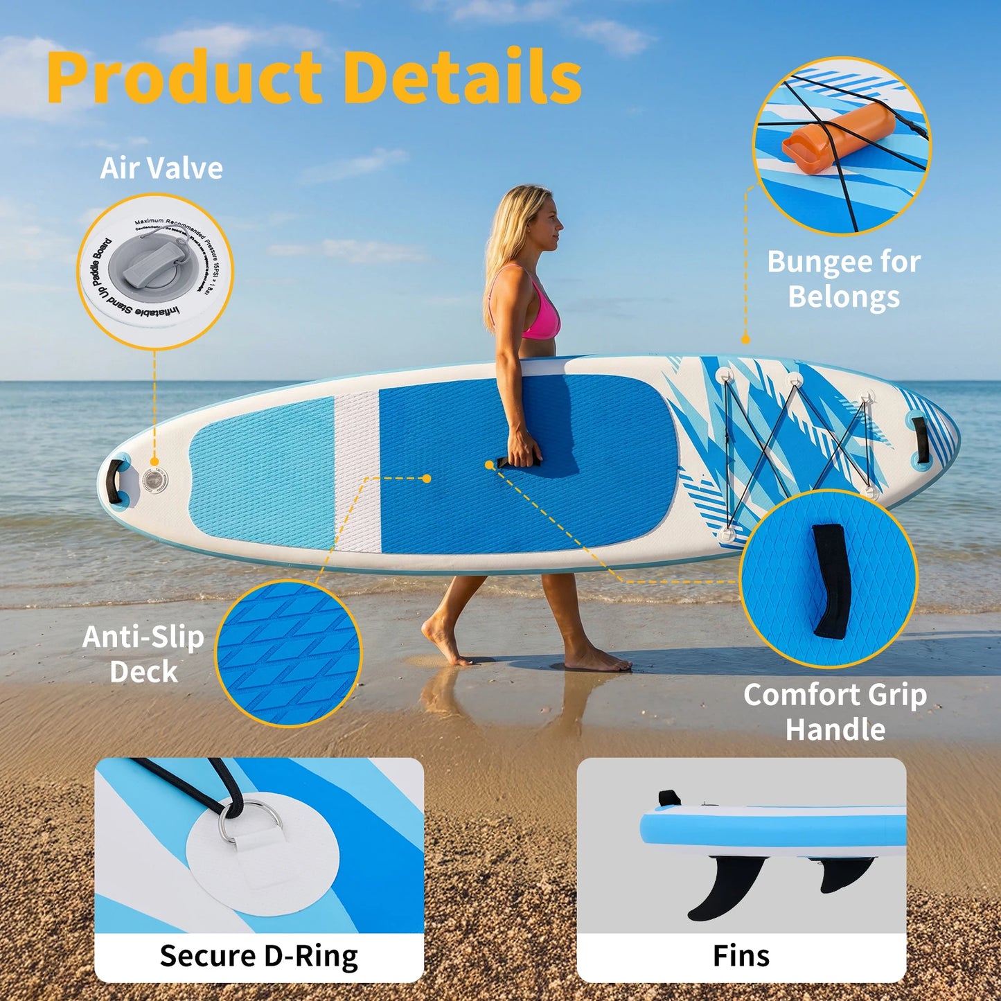 Inflatable Stand Up Paddle Board For All Skill Levels