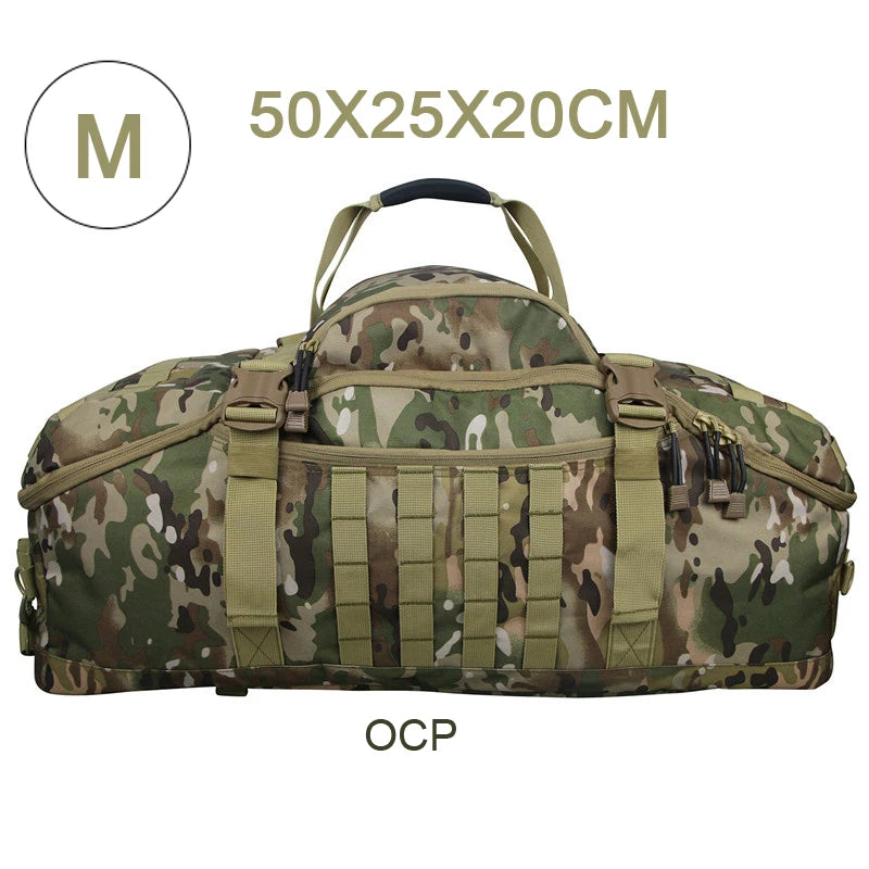 LQARMY Waterproof 3 Way Duffle Bag For Travel And Fitness