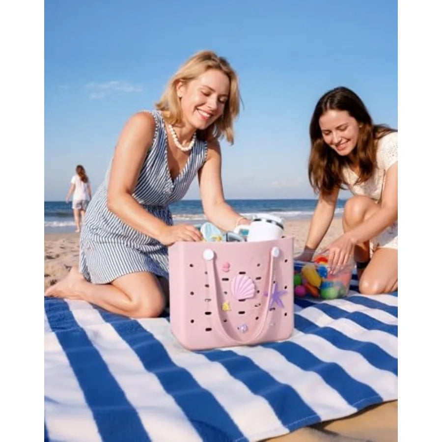 Beach Bag for Women Water Resistant Tote Sandproof Vacation Essentials