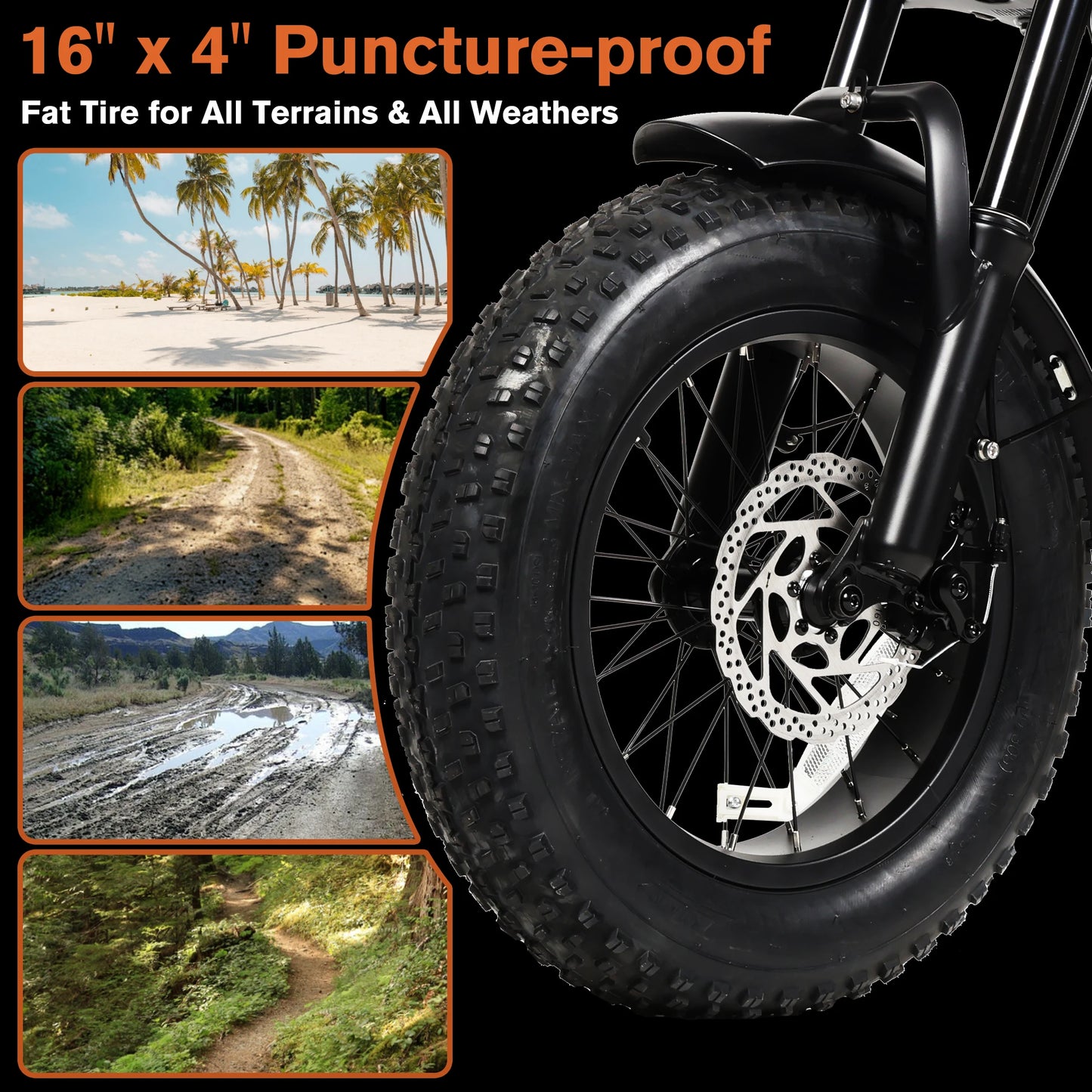 Bodywel M16 Electric Mountain Bike For Adults With Removable Battery