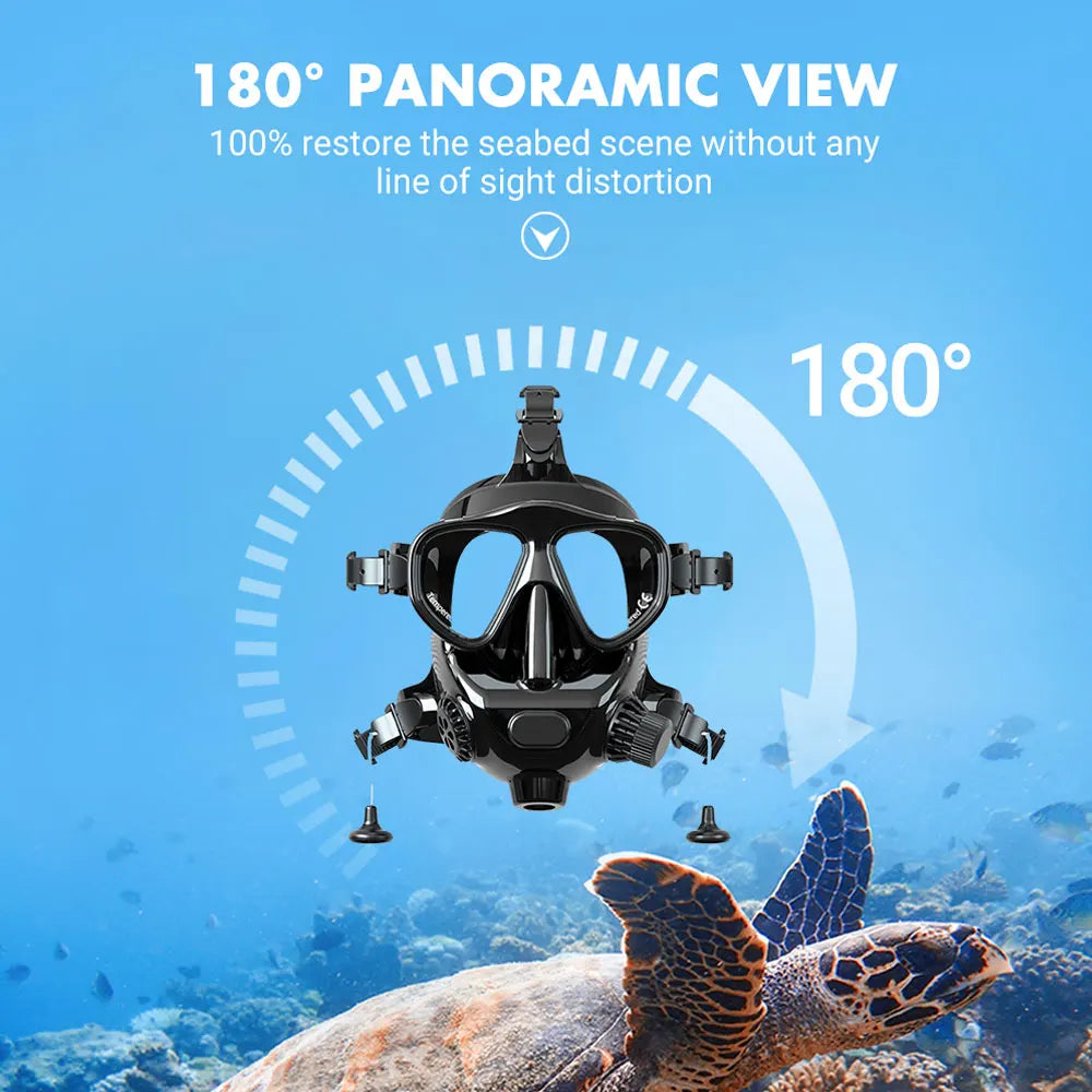 Full Face Dive Mask for Scuba Diving and Snorkeling